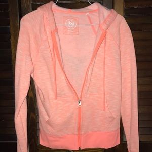 Coral/orange zip up! 🌞🌼